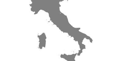 Mapa da Itália vetor