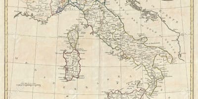 Mapa da Itália antiga